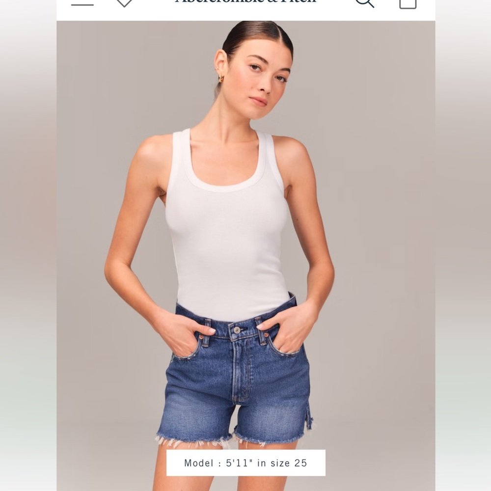 Abercrombie and Fitch Mom Shorts NWT